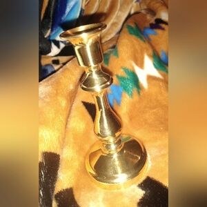 Baldwin Solid Brass Candlestick 4.25" Tall